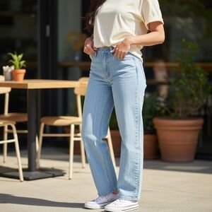 Old Navy Slim High Waist Wide Leg Jeans​​​​​